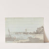 West Country Town by a River by Samuel Davis