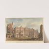 West View of the Ruins of Cowdray House, Sussex: from the Court by John Buckler