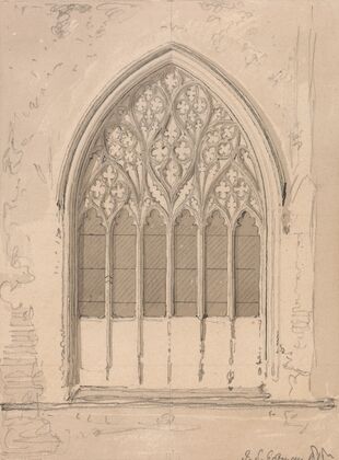 West Window of Snettisham Church, Norfolk