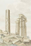 Westgevel van tempel van Juno Lucina