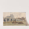 Westminster Bridge and the Abbey (1833) by Thomas Hollis