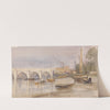 Westminster Bridge from the Lambeth Shore (1835) by Thomas Hollis