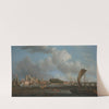 Westminster from Lambeth, with the Ceremonial Barge of the Ironmongers’ Company (ca. 1745) by Samuel Scott