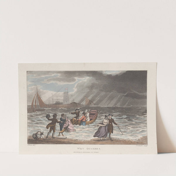 Wet Quakers (1813) by Thomas Rowlandson