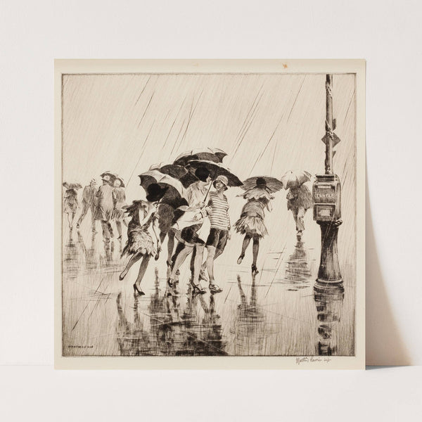 Wet Saturday by Martin Lewis