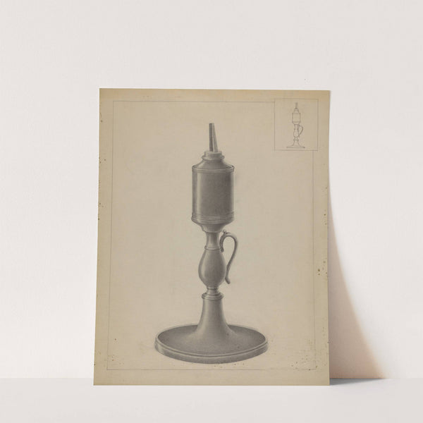 Whale Oil Lamp by Irene Malawicz