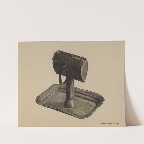Whale Oil Lamp by Francis Law Durand
