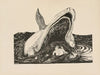 Whale swallowing the mariner