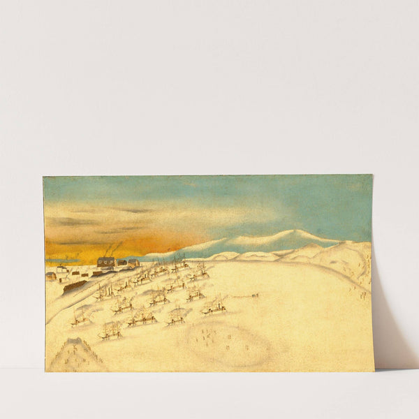 Whaling Fleet, Icebound (ca. 1860)