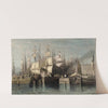 Wharf and Shipping, New York by H. S. Beckwith