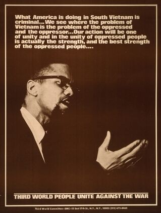 What America is doing in South Vietnam is criminal … Third World people unite against the war