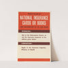 What to Do if National Insurance Cards or Books are Destroyed in an Air Raid by Anonymous