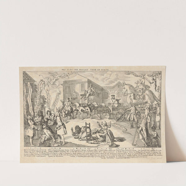 Group of Indian men and women by Godefroy Engelmann