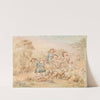 Wheelbarrow Containing Six Children by Elizabeth, Countess of Harrington