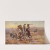 When Sioux and Blackfeet met (1902) by Charles Marion Russell