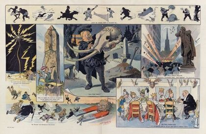 When Teddy comes marching home (1910)