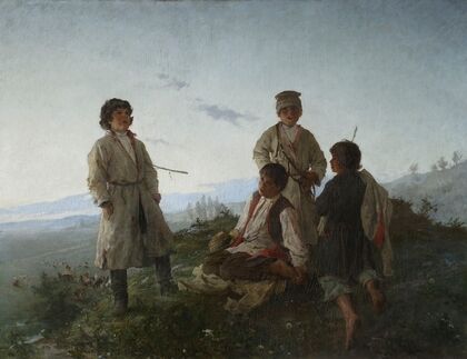 When the morning glows arise (1876)