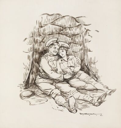 When women are soldiers. Signs of early engagement (1912)