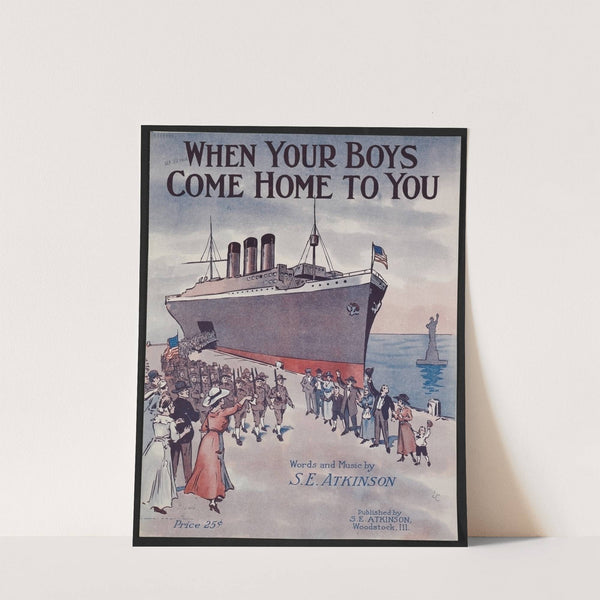 When your boys come home to you by Anonymous