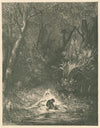 Where the waterfall piped in the shrillest of trebles (1865)