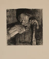 Whetting the Scythe, plate 3 from the cycle ‘Peasants’ War’ (1905)