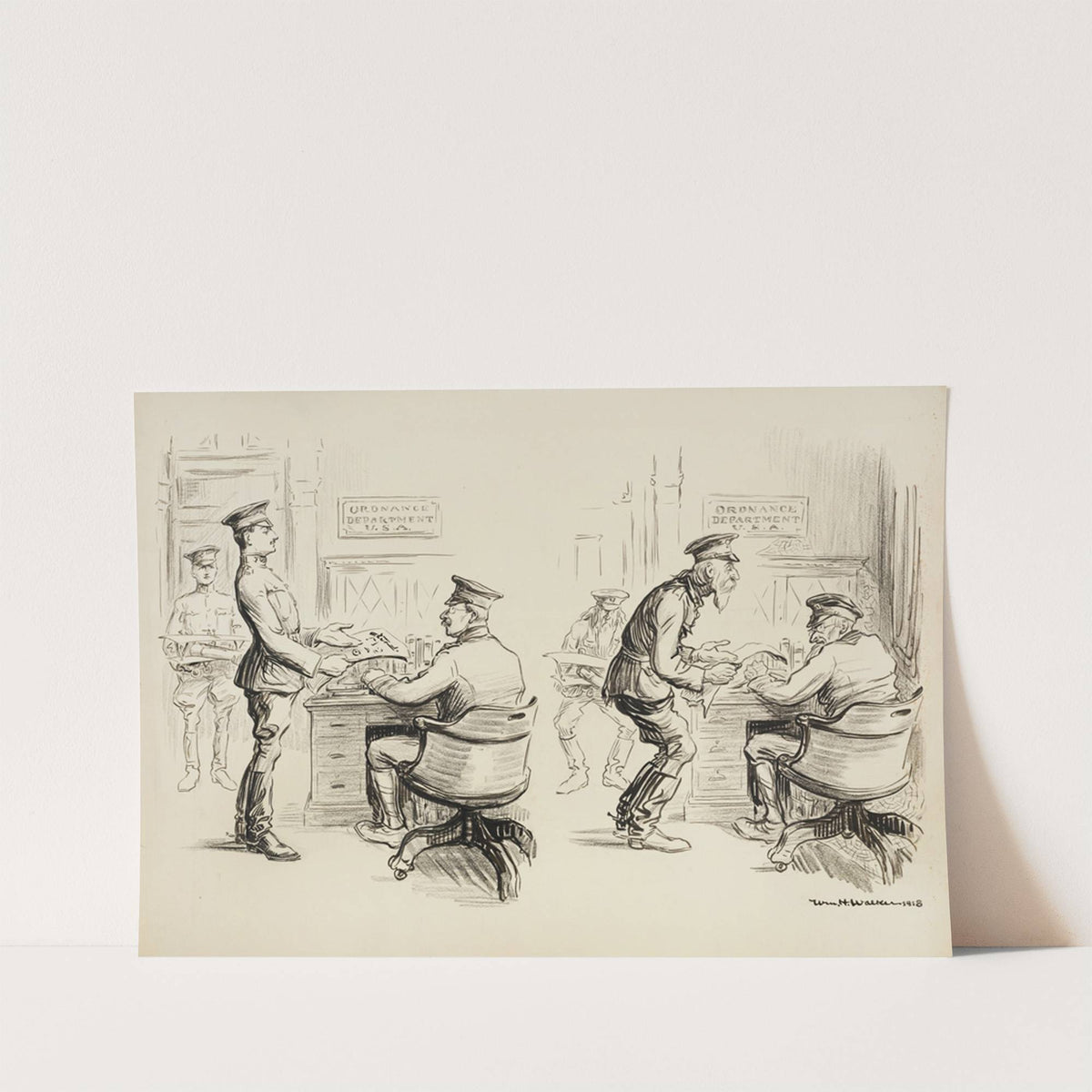 While you wait (1918) by William Henry Walker