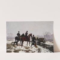 Whippers-in resale a hunted fox to dealers by Włodzimierz Łoś