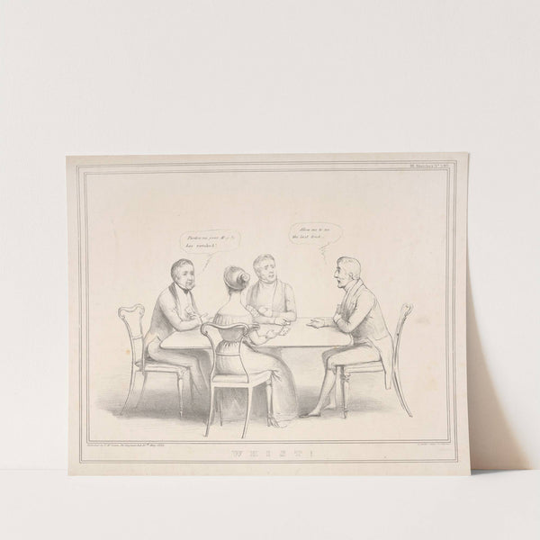 Whist!. (1839) by John Doyle