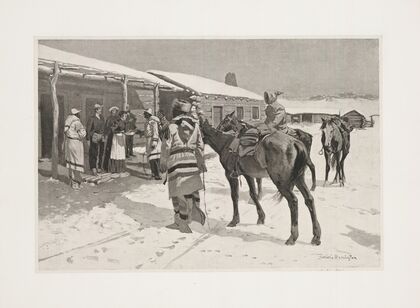 White man’s Big Sunday–Indian visitors on Thanksgiving Day (1896)