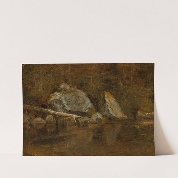 White Mountains, Echo Lake (1869) by Albert Bierstadt