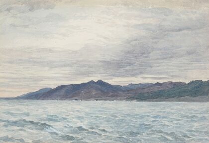 White Rock Point, at the mouth of the Grey