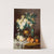 White Roses, Oranges, and Porcelain Urn on Draped Table by Max Carlier
