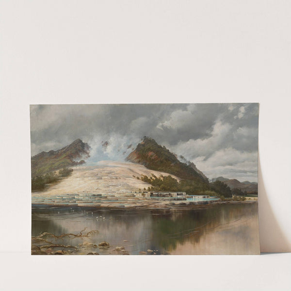 White Terraces, Rotomahana by Charles Blomfield