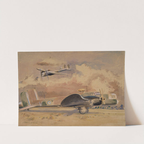 Whitley Bombers Sunning by Paul Nash
