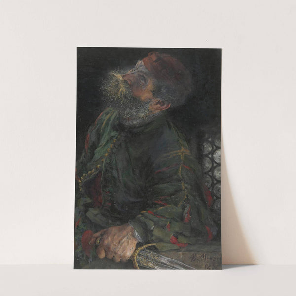 Who goes there (1876) by Adolph von Menzel