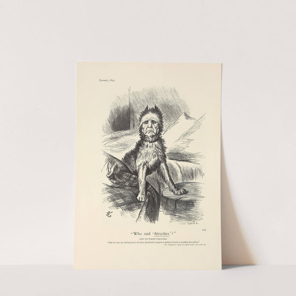 Who said &#039;Atrocities&#039; by Sir John Tenniel