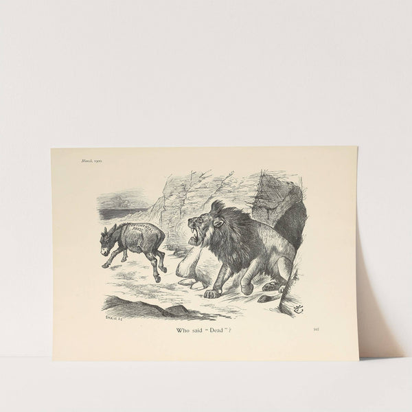 Who said &#039;Dead&#039; by Sir John Tenniel