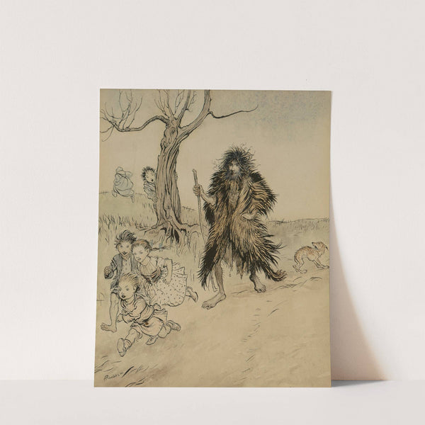 Whoever Saw Him Run Away (1917) by Arthur Rackham