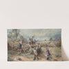 Who&#8217;s To Be King Of The Castle by Myles Birket Foster