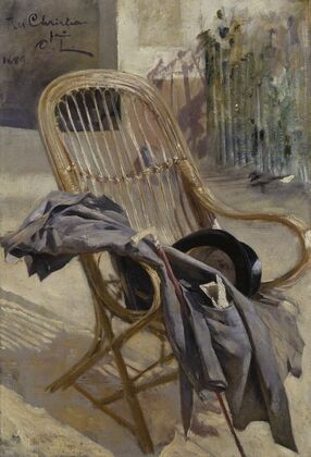 Wicker chair. Study for Modern Art — size preview