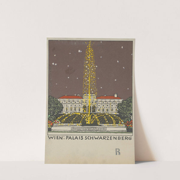 Wien; Palais Schwarzenberg (1908) by Urban Janke