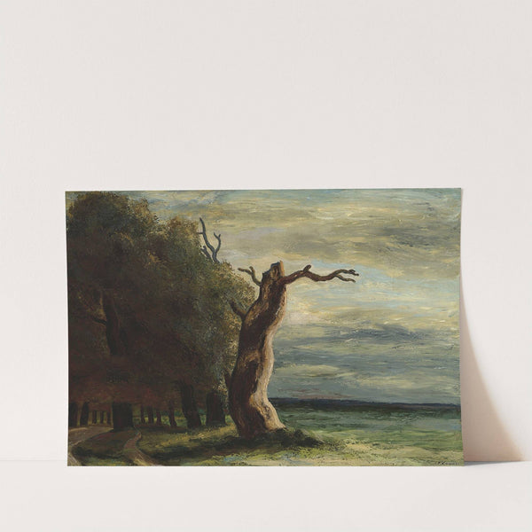 Wilanów landscape (Dry tree) (1930) by Felicjan Szczęsny Kowarski