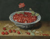 Wild Strawberries and a Carnation in a Wan-Li Bowl
