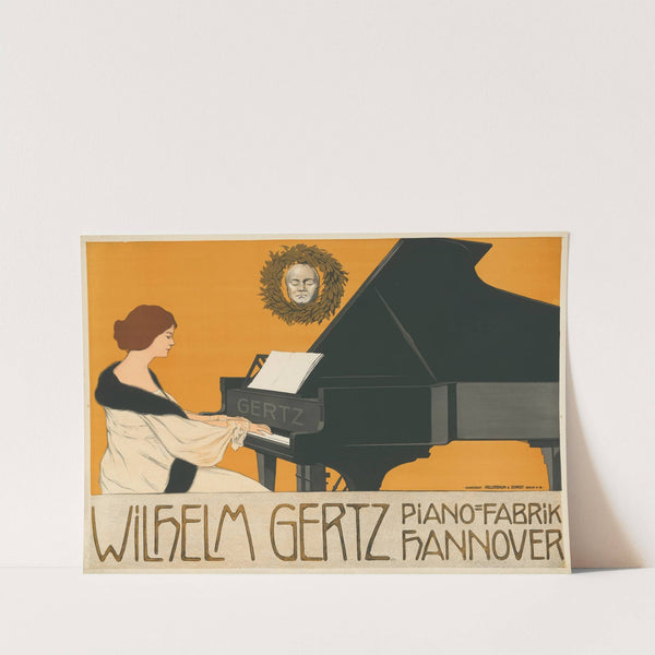 Wilhelm Gertz. Pianofabrik Hannover (1900) by Hollerbaum &amp; Schmidt