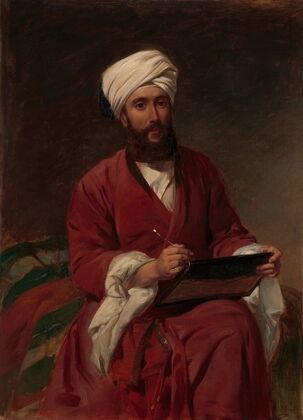 William Edward Dighton (1822–1853) in Middle Eastern Dress