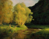 Willows by a Stream 