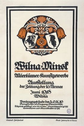 Wilna-Minsk, Altertümer Kunstgewerbe, Ausstellung der Zeitung der 10. Armee, Juni 1918, Wiln