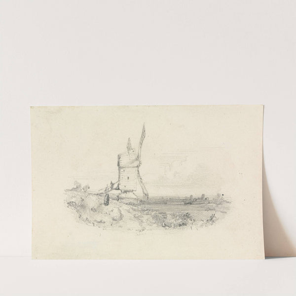 Windmill by William Callow