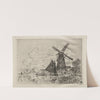 Windmills in Holland (1867) by Johan Barthold Jongkind