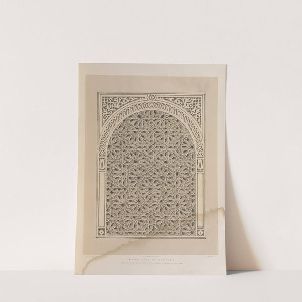 Window ornament from Tunis by Matthew Digby Wyatt